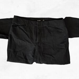 Black Straight Leg Chino Pants